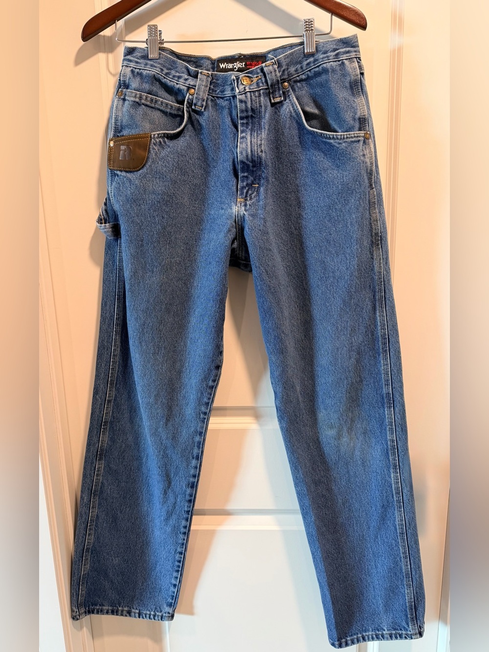 Wrangler RIGGS Workwear Carpenter Denim Jeans 32x34 Model 3W001AI